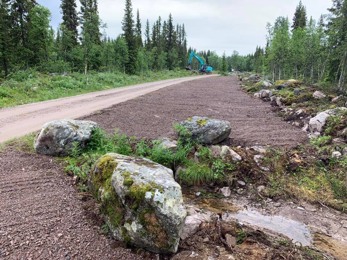 Ny parkeringsplass i Brunnsdalen